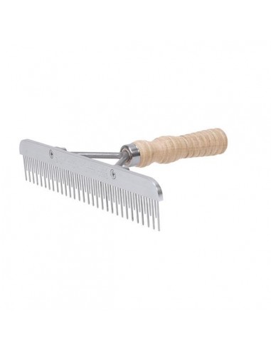 Blunt Tooth Fluffer Comb with Wood...