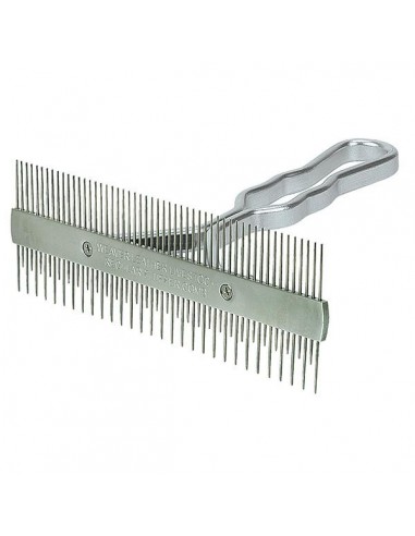 2 Sided Comb - Aluminum Handle