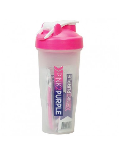 Pink2Purple™ Shaker Bottle with 4 Packs